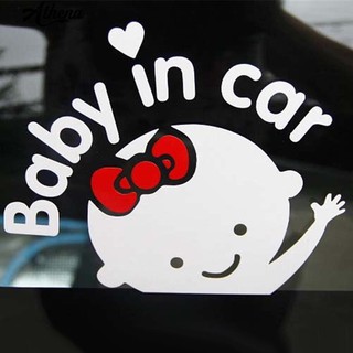 ** พร้อมส่ง สติ๊กเกอร์ติดรถ Baby in car