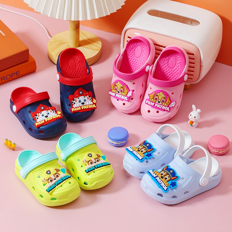 paw patrol รองเท้าแตะเด็ก รองเท้าแตะ EVA ลายการ์ตูน กันลื่น เหมาะกับเดินชายหาด แฟชั่นฤดูร้อน สําหรับเด็กผู้ชาย และผู้หญิง
