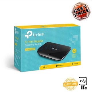 Gigabit Switching Hub 5 Port TP-LINK TL-SG1005D (5") ประกัน LT. ตัวขยายสัญญาณ ตัวกระจายสัญญาณ ethernet อีเทอร์เน็ต