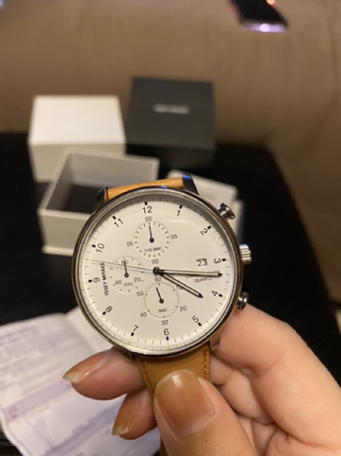 Issey miyake chronograph outlet watch