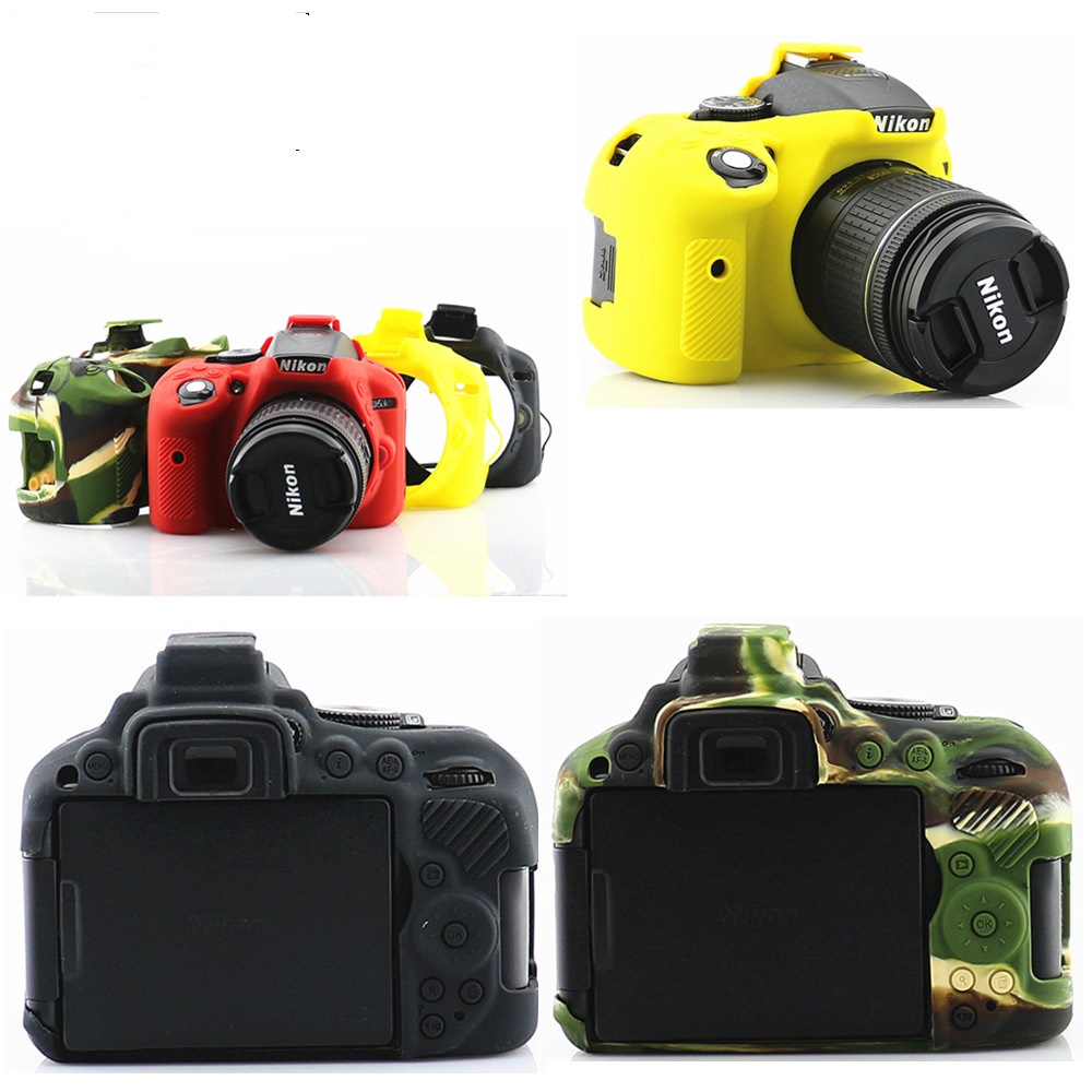 Nikon D3300 D3400  D750 D7500 D800 D810 D780 D610 D600 D5500 D5600 D7000  D780 D850 D5300 D7100 D7200 ใหม่เคสยางซิลิโคนสำหรับกล้อง