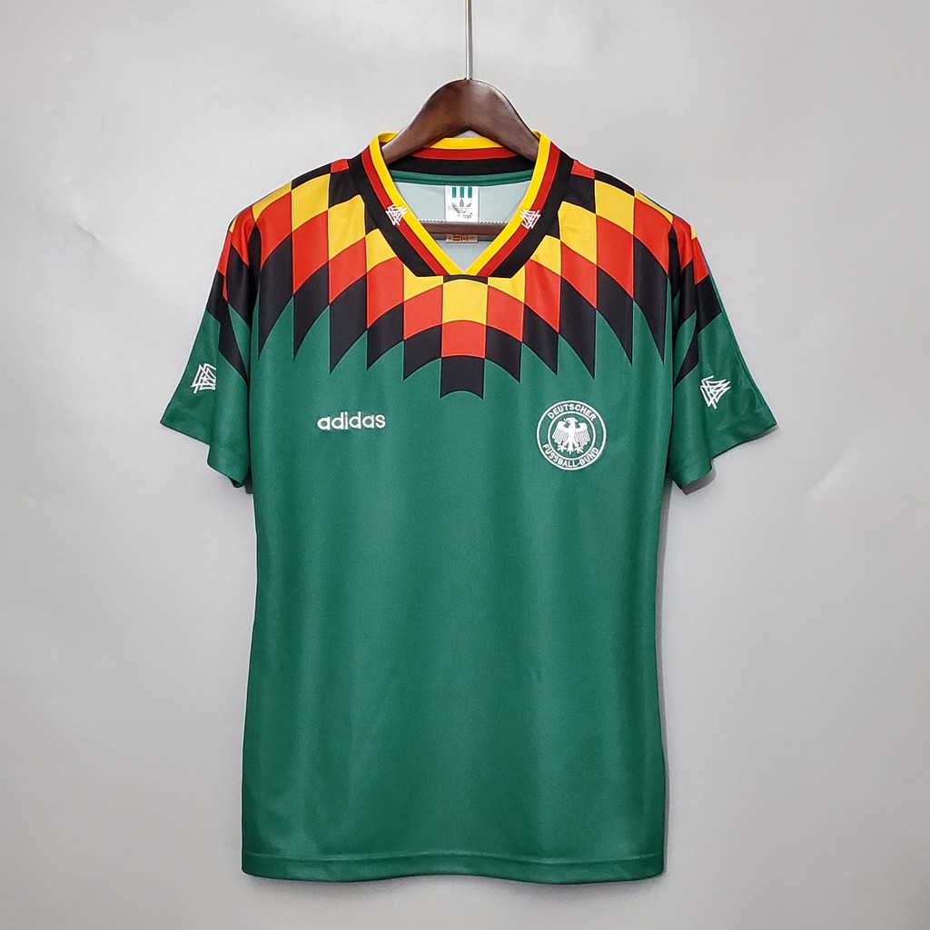 1994 Germany Away เสื้อฟุตบอลย้อนยุค Football