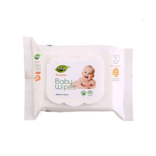 กระดาษทิชชูเปียกสูตรอ่อนโยน Fresh sensitive Baby wipes 30 แผ่น