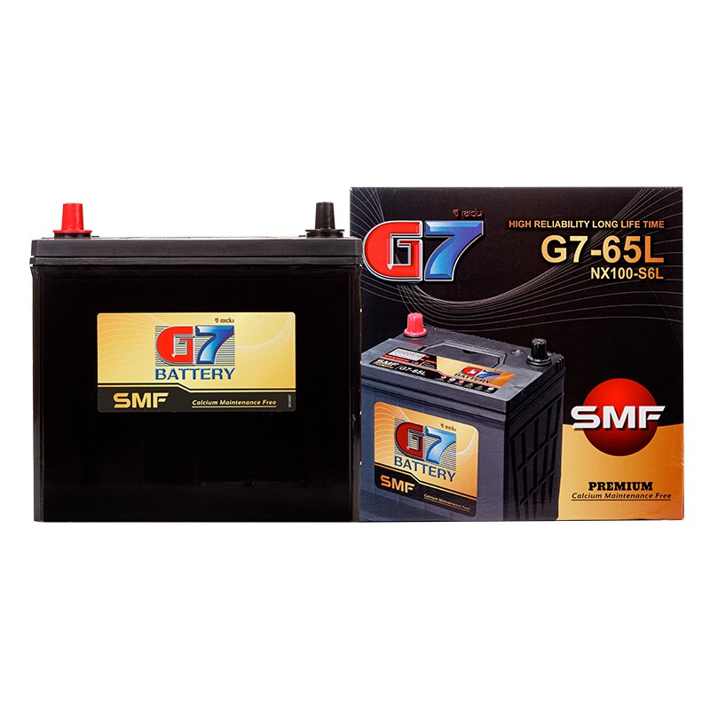 แบตเตอรี่ g7 65L (55B 24L)แห้งแท้100%