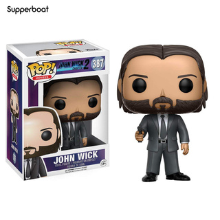 Supper 9 ซม. Funko Pop Bobble Heads John Wick โมเดลตุ๊กตาของเล่นสําหรับเด็ก