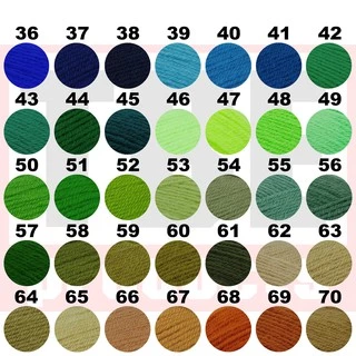 TBE ไหมพรม 4 Ply เส้นเล็ก 90 กรัม (ชุดที่ 5)