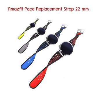 สายสำรอง สายเสริม สาย 2 สี​ Xiaomi Amazfit Pace Replacement Strap Bracelet Premium Grade