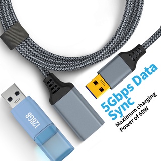 สายเคเบิ้ล Usb 3.0 Male-To-Female ความเร็วสูง / 1 เมตร / 2 เมตร / 3 เมตรสําหรับชาร์จโทรศัพท์มือถือ