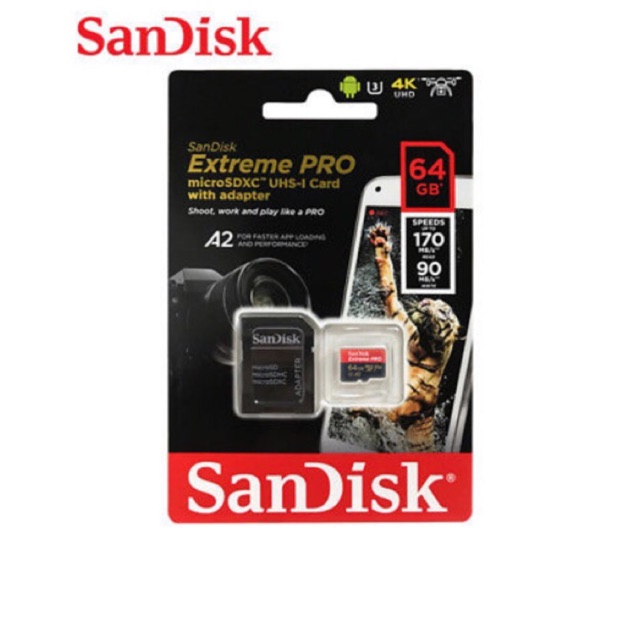 Sandisk micro sdxc 64gb extreme pro แท้
