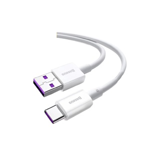 Baseus สายชาร์จ 6A Huawei Type C รองรับ Super Charge 6A 66W และ 40W QC3.0 Xiaomi CHARGE TURBO