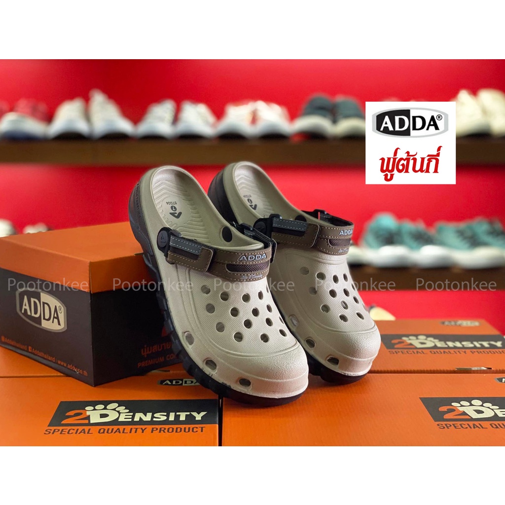 ADDA รองเท้าแตะ แอ๊ดด้า รองเท้าลำลอง แบบสวมหัวโต รุ่น 5TD24-M2 ของเเท้ พร้อมส่ง