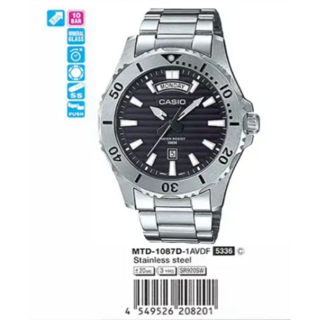 casio mtd 1087d