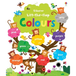 DKTODAY หนังสือ USBORNE LIFT-THE-FLAP COLOURS