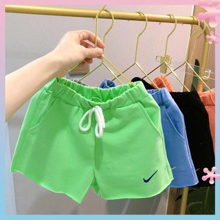 Childrens sports shorts summer girls fifth pants thin loose baby summer outerwear pants Korean style western style Cotton