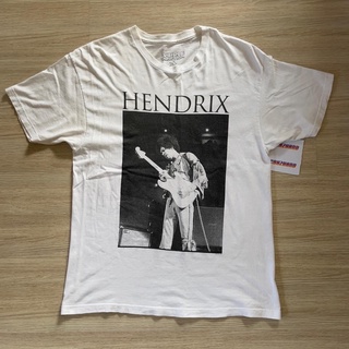 เสื้อยืดวงดนตรีเสื้อยืด Jimi Hendrix มือสองall size