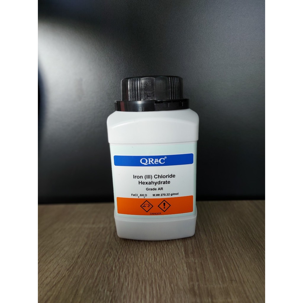 Iron(III) Chloride Hexahydrate Grade AR 1KG (QRec) Shopee Thailand