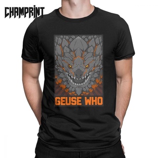 tshirtเสื้อยืดคอกลมฤดูร้อนThe New Men Shirt Gym Athletic Monster Hunter World Geuse Who Novelty Tees Tee MenS T-Shirt P