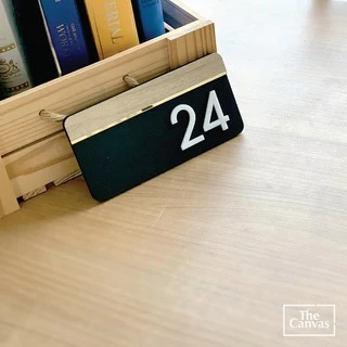 ป้ายเลขที่บ้านสวยงาม ++ เลือกเลขที่ได้++ ขนาด 10x20 cm
