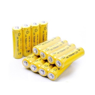 ถ่านชาร์จ AA 700 mah 4 ก้อน + AAA 600 mah 4 ก้อน + ที่ชาร์จถ่าน แบบรางชาร์จ ถ่านชาร์จ AA ถ่านชาร์จ AAA