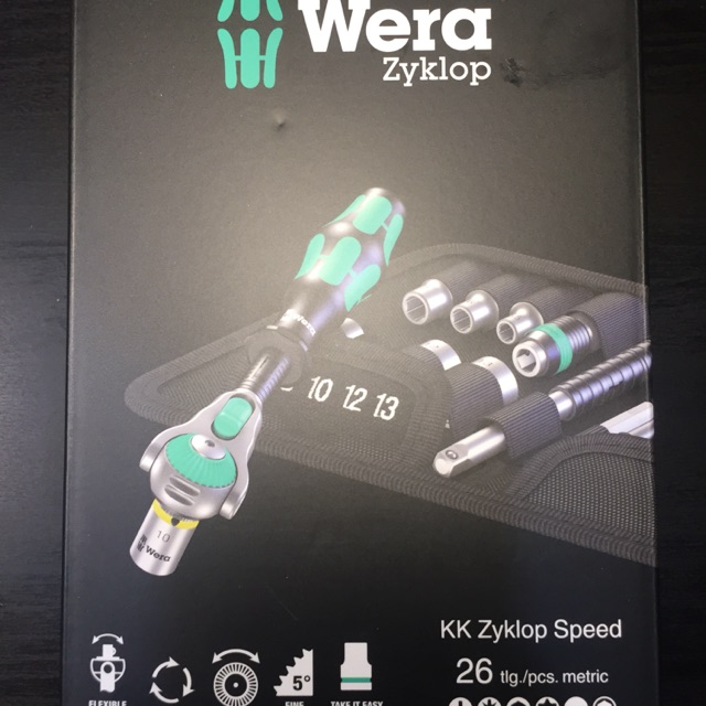 Wera KK Zyklop Speed 26 Pieces
