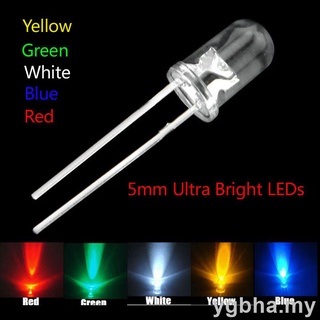 ไดโอดเรืองแสง LED F5 5 มม. 5 มม. 5 มม. สีแดง สีเขียว สีเหลือง หลากสี fl3.16 xq