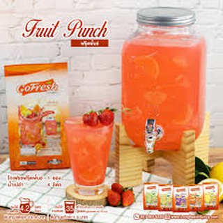 น้ำพั้นช์ Gofresh LongBeach ผงเครื่องดื่มชงสำเร็จ ขนาด 400 กรัม /ซอง