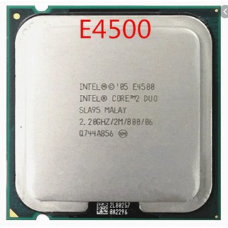 หน่วยประมวลผล Intel Core 2 Duo E4300 E4400 E4500 E4600 E7500 E7600 E8400 E8500 Core2 Duo Fsb 800 1066 1333 LGA 775 #1