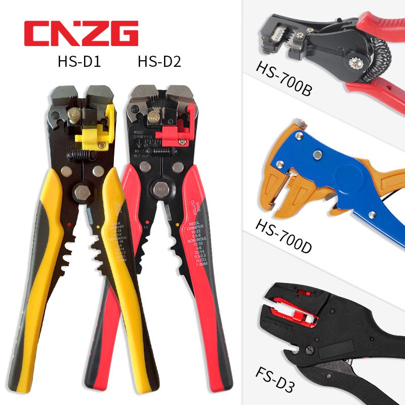 Wire Stripper อัตโนมัติ Heavy Duty Self ปรับไฟฟ้าปอกเครื่องมือ Terminal Crimper