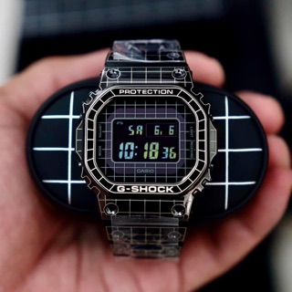 G-Shock Full Metal Grid Limited Edition GMW-B5000CS-1 ของแท้💯 รับประกัน1ปี