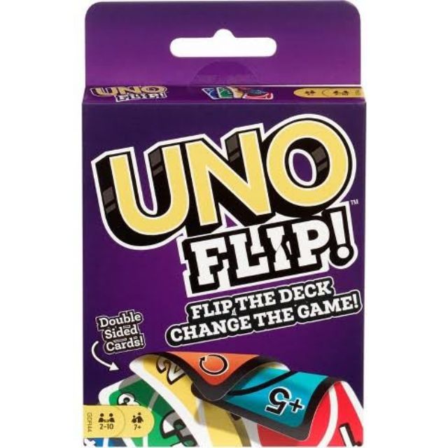 Mattel Uno Flip Card Game การ์ดเกมของแท้