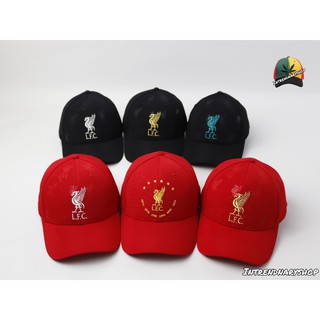 หมวกฟุตบอล ทีมลิเวอร์พูล Liverpool Fc ใส่เล่นกีฬา ปีกโค้ง Sport Baseball Cap