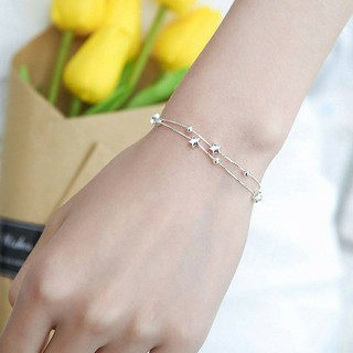 สร้อยข้อมือเงิน 925 รหัส S221 พร้อมส่ง 925