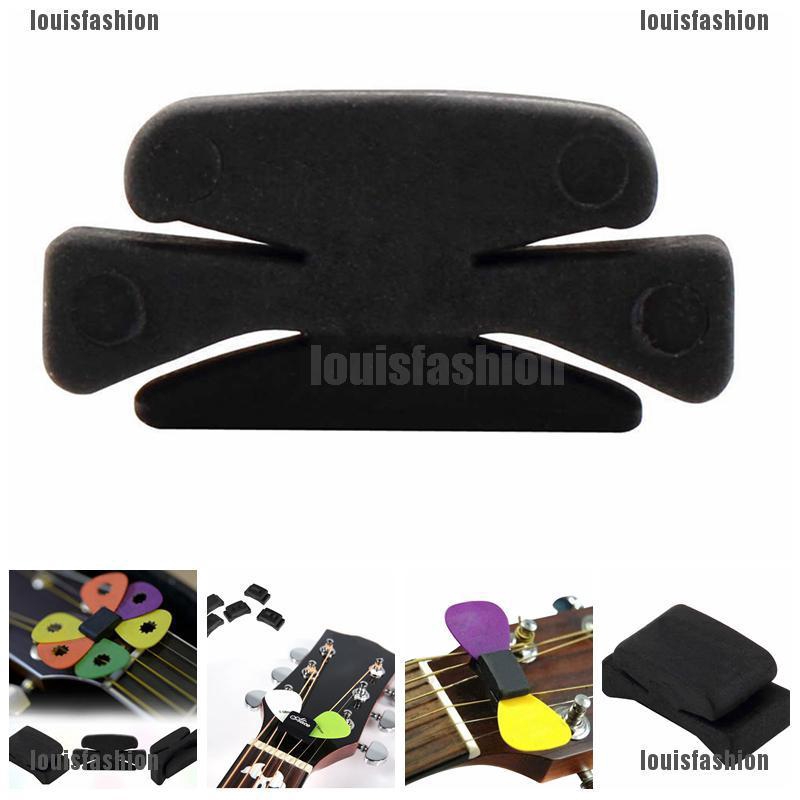 thro Wedgie Bass Guitar Headstock Pick Holder Rubber Pick Headstock