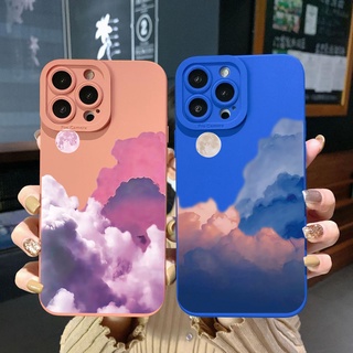 เคสป้องกันโทรศัพท์มือถือ ขอบสี่เหลี่ยม ลายภูเขา หรูหรา สําหรับ OPPO A16 A15 A16E A16k A95 Reno6 Z 5G A94 A54 A74 4G A53 A76 A96 4G A12 A5S A7