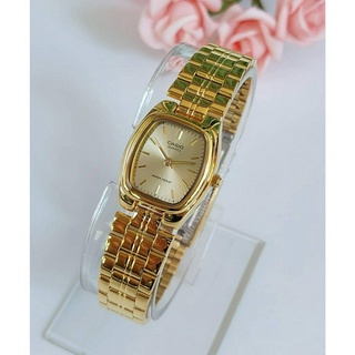 Casio แท้ รุ่น LTP-1169N-9A นาฬิกาผู้หญิงสายแสตนเลสสีทอง  -ของใหม่ ของแท้ 100% รับประกันสินค้า 1 ปีเต็ม