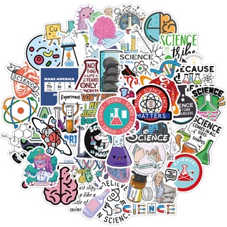 ชุดสติ๊กเกอร์ Laboratory การ์ตูนกราฟฟิตีกันน้ำ, 50 แผ่น/ชุด