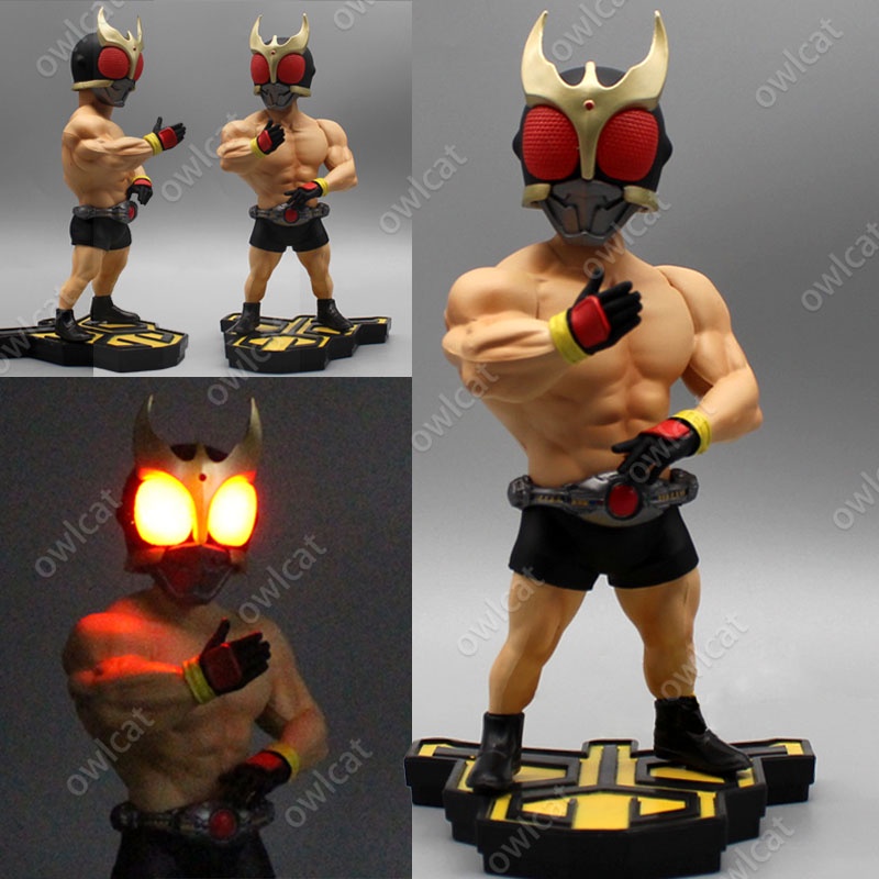 โมเดล Kamen Rider Kuuga Mighty Form (LED Muscle Ver.) 18cm Big Size Masked Rider Red Eyes Godai Yusu