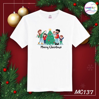shirtเสื้อยืดคริสต์มาส เสื้อคริสต์มาส Christmas &amp; Happy new year (MC137)