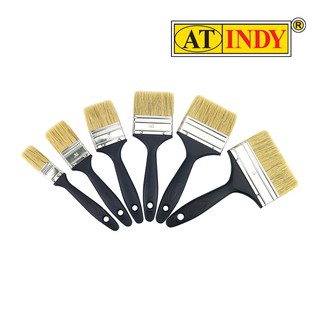 AT INDY Paint Brush (Pure Bristles) แปรงทาสีขนสัตว์ ด้ามพลาสติก รุ่น 300PT