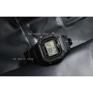 CASIO Standard รุ่น W-218H-1AVDF สีดำ สินค้าใหม่ ของแท้ รับประกันศูนย์ CMG