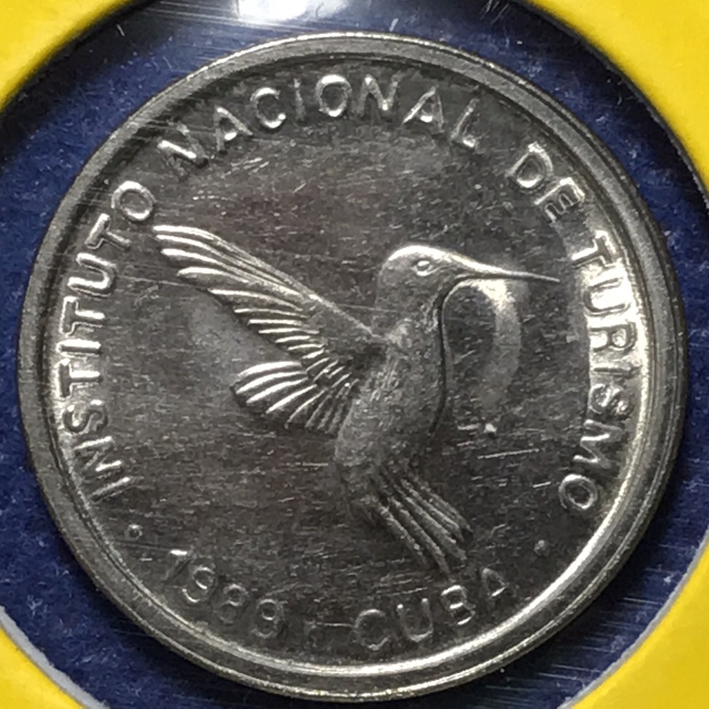 No.60740 ปี1989 Cuba คิวบา 10 CENTAVOS เหรียญต่างประเทศ ของเก่า หายาก น่าสะสม ราคาถูก