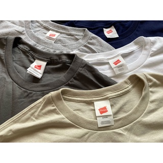 🍁Hanes Comfort Soft Crew 5.2 Oz เสื้อยืดคอกลมไม่มีกระเป๋า ไม่มีตะเข็บข้าง  สินค้าของแท้ นำเข้า