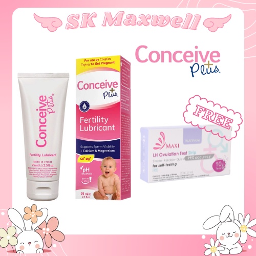 Sasmar Conceive Plus เจลหล่อลื่นสำหรับผู้ต้องการมีบุตร 75 มล.Exp. 9/2027