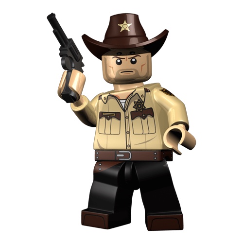 LEGO Minifigure Brick Grimes ที่กําหนดเอง