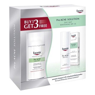 Eucerin Pro Acne Day Mat Whitening 50ml. ยูเซอรีน โปร แอคเน่ เดย์แมท 50มล.