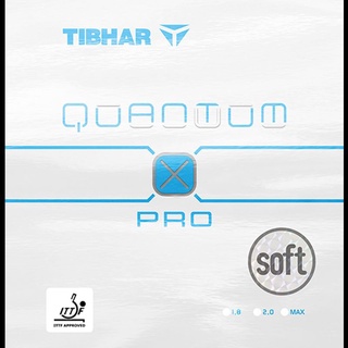 ยางปิงปอง Tibhar Quantum X pro soft สีฟ้า ฟองน้ำmax