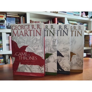 Game of Thrones Graphic Novel 4 Books Collection Set By George R.R. Martin Hardcover ปกแข็ง 4 เล่ม ไม่มีกล่อง สภาพใหม่