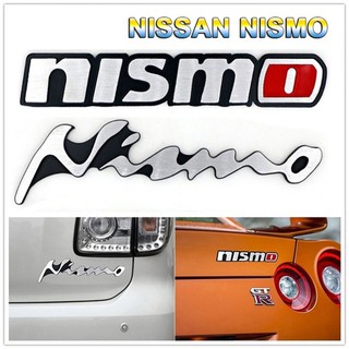 3D อลูมิเนียม NISMO สติ๊กเกอร์ NISMO ตราสัญลักษณ์รูปลอกสติ๊กเกอร์สำหรับ Nissan Qashqai อุปกรณ์