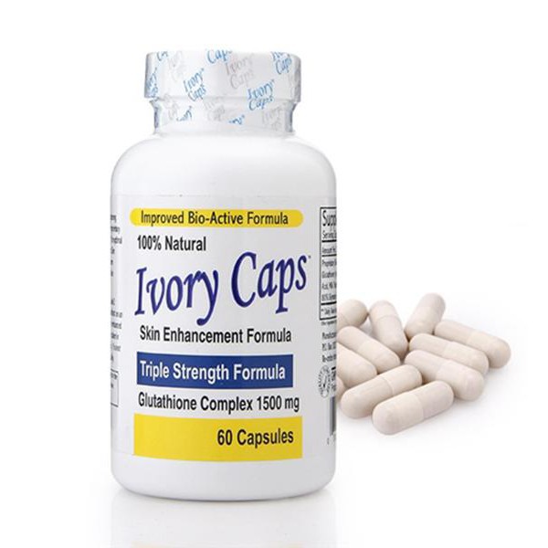 (EXP 02/2023) Ivory Caps 60 แคปซูล ไอวอรี่แคป Glutathione กลูต้าไธโอน อาหารเสริม บำรุงผิวใส