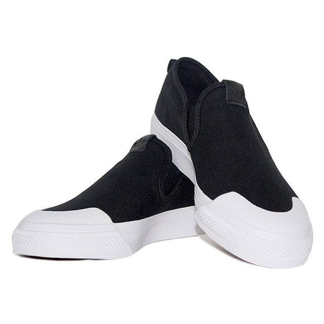 [New] Adidas Nizza Slip-on Black